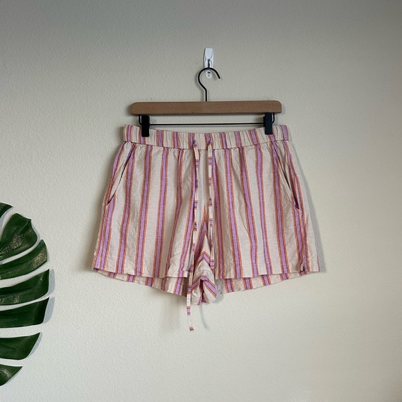 Marine Layer Hemp Blend Striped Shorts - Picture 1 of 9